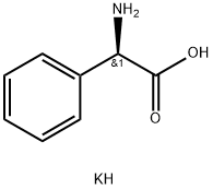 monopotassium (R)-aminophenylacetate Struktur