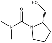 (S)-2-(羟甲基)-N,N-二甲基吡咯烷-1-甲酰胺 结构式