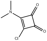 3-Cyclobutene-1,2-dione,  3-chloro-4-(dimethylamino)- 结构式