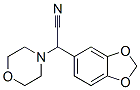 2-(1,3-BENZODIOXOL-5-YL)-2-MORPHOLINOACETONITRILE Struktur