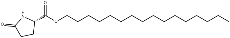 5-オキソ-L-プロリンヘキサデシル 化学構造式