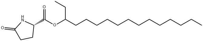 1-ethyltetradecyl 5-oxo-L-prolinate Structure