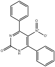 5-Nitro-4,6-diphenylpyrimidin-2(1H)-one,37673-86-2,结构式