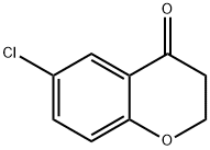 6-クロロ-4-クロマノン 化学構造式