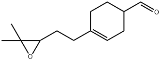 4-[2-(3,3-ジメチルオキシラニル)エチル]-3-シクロヘキセン-1-カルボアルデヒド 化学構造式