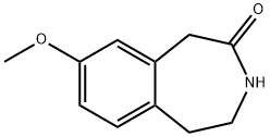 2H-3-Benzazepin-2-one, 1,3,4,5-tetrahydro-8-Methoxy- Struktur