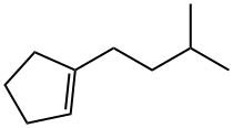 1-Isopentylcyclopentene Structure