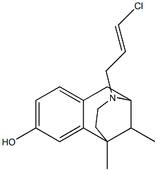 3-chlorallyl-2'-hydroxy-5,9-dimethyl-6,7-benzomorphan|