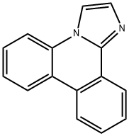 イミダゾ[1,2-f]フェナントリジン 化学構造式