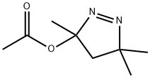 (3,5,5-trimethyl-4H-pyrazol-3-yl) acetate 化学構造式