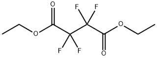 テトラフルオロブタン二酸ジエチル 化学構造式