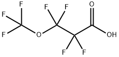 Perfluoro-3-methoxypropanoic acid Struktur