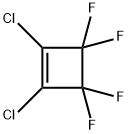 1,2-DICHLOROTETRAFLUOROCYCLOBUT-1-ENE Struktur