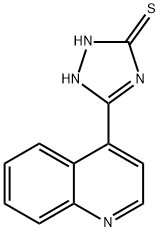 5-(4-Quinolyl)-1H-1,2,4-triazole-3-thiol Structure