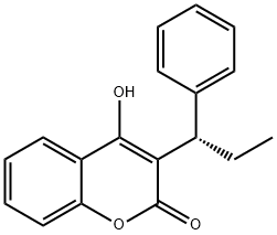 (S)-苯丙香豆素, 3770-63-6, 结构式