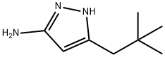 1H-Pyrazol-3-amine,  5-(2,2-dimethylpropyl)- Struktur