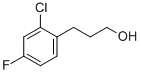 3-(2-CHLORO-4-FLUORO-PHENYL)-PROPAN-1-OL,377083-94-8,结构式