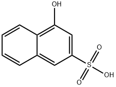 4-hydroxynaphthalene-2-sulphonic acid Struktur