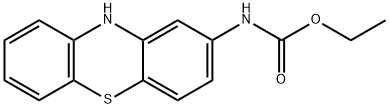 フェノチアジン-2-カルバミン酸エチル 化学構造式
