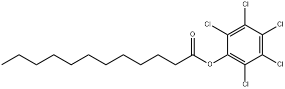 ドデカン酸ペンタクロロフェニル 化学構造式