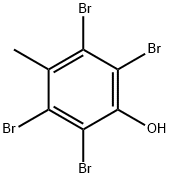 2,3,5,6-四溴-4-甲基苯酚,37721-75-8,结构式