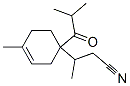 3-[1-(2-Methyl-1-oxopropyl)-4-methyl-3-cyclohexen-1-yl]butanenitrile Structure