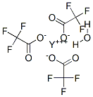 YTTRIUM TRIFLUOROACETATE HYDRATE Struktur