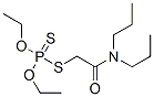 2-diethoxyphosphinothioylsulfanyl-N,N-dipropyl-acetamide 结构式