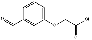 3-ホルミルフェノキシ酢酸 化学構造式