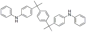 4,4'-(p-phenylenediisopropylidene)bis[N-phenylaniline] Struktur