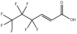 2H,3H-PERFLUOROHEX-2-ENOIC ACID 化学構造式
