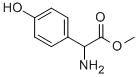 Methyl D-(-)-4-hydroxy-phenylglycinate Struktur