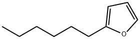 2-正-己基呋喃, 3777-70-6, 结构式