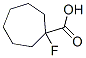 Cycloheptanecarboxylic acid, 1-fluoro- (9CI)|