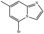 5-溴-7-甲基咪唑并[1,2-A]吡啶,377779-74-3,结构式