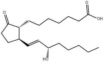 11-DEOXY PROSTAGLANDIN E1 化学構造式