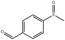 p-(methylsulphinyl)benzaldehyde  Struktur