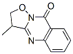 2,3-dihydro-3-methyl-9H-isoxazolo[3,2-b]quinazolin-9-one Structure