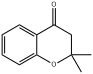 2,2-二甲基-苯并二氢吡喃-4-酮, 3780-33-4, 结构式