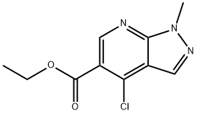 ETHYL 4-CHLORO-1-METHYL-1H-PYRAZOLO[3,4-B]PYRIDINE-5-CARBOXYLATE