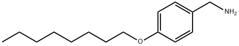 4-(辛基氧基)苯甲胺,37806-64-7,结构式