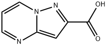 ピラゾロ[1,5-A]ピリミジン-2-カルボン酸 化学構造式
