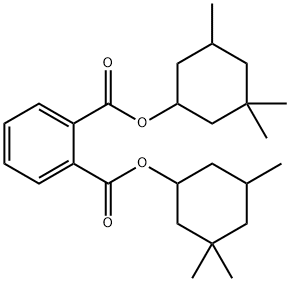 フタル酸ビス(3,3,5-トリメチルシクロヘキシル) 化学構造式