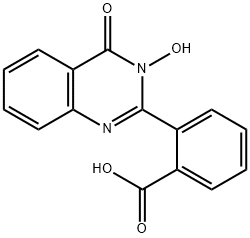 2-(3-hydroxy-4-oxo-3,4-dihydro-2-quinazolinyl)benzenecarboxylic acid,37833-80-0,结构式