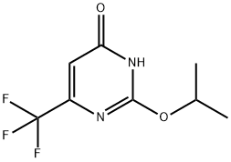 4(3H)-Pyrimidinone, 2-(1-methylethoxy)-6-(trifluoromethyl)- Structure