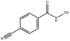 Benzamide, 4-cyano-N-hydroxy- (9CI) 化学構造式