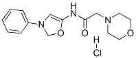 2-morpholin-4-yl-N-(3-phenyloxazol-5-yl)acetamide hydrochloride 结构式