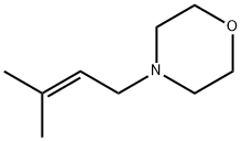 Morpholine,  4-(3-methyl-2-butenyl)-  (9CI) 结构式