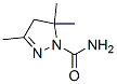 4,5-Dihydro-3,5,5-trimethyl-1H-pyrazole-1-carboxamide Structure