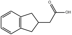 2-茚满基乙酸 结构式